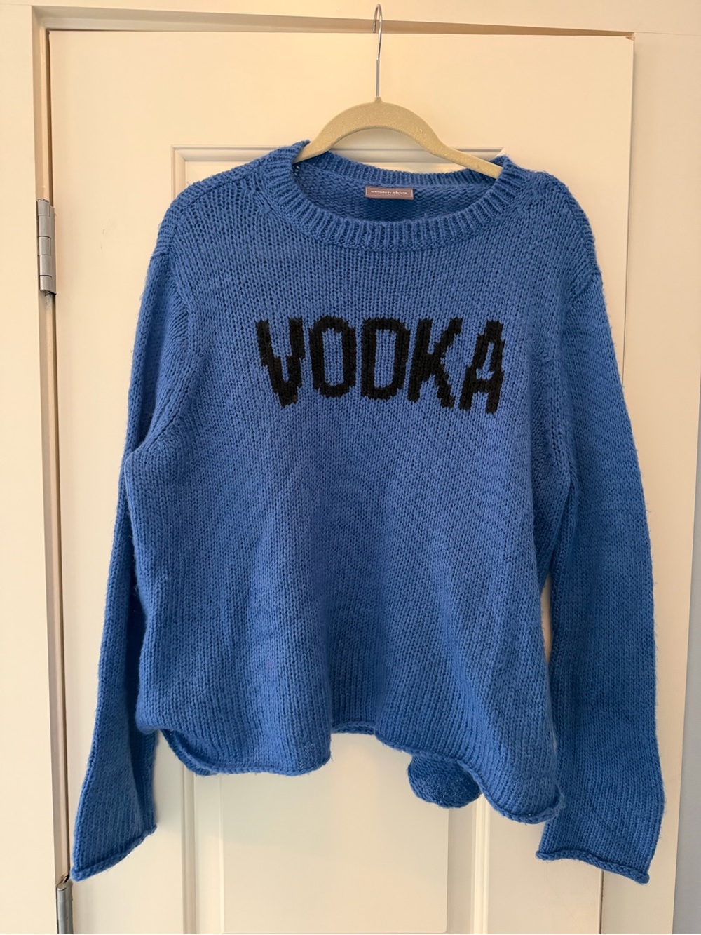Wooden Ships Blue 'Vodka' Knit Sweater